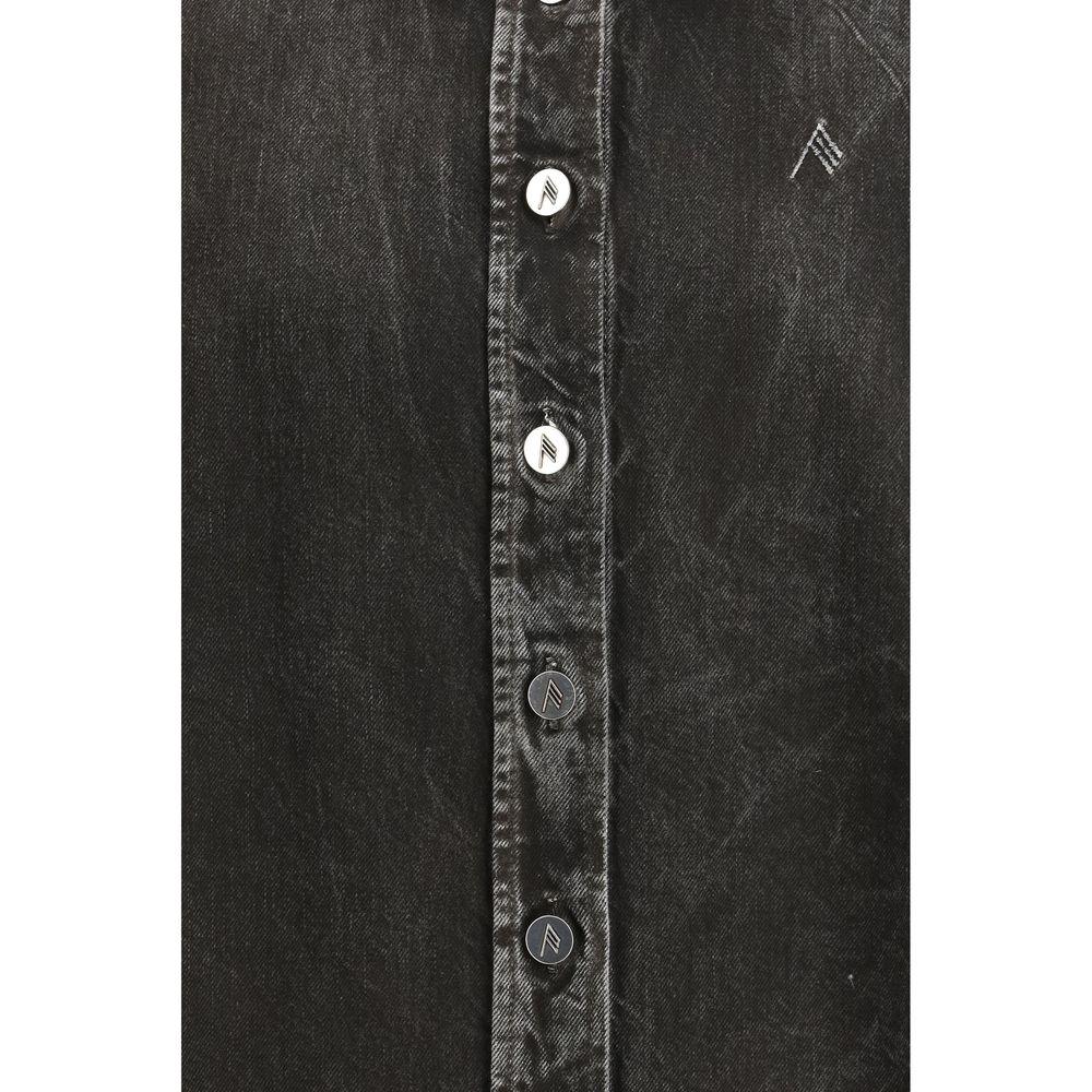 The Attico Black Denim Shirt - Zeiniez