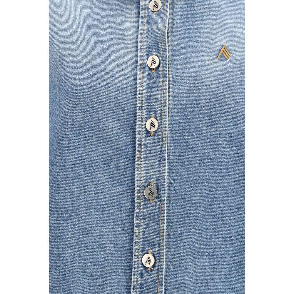 The Attico Blue Denim Shirt - Zeiniez