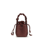 Ganni Bordeaux Recycled Polyester Handbag - Zeiniez