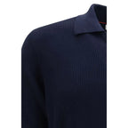 Brunello Cucinelli Blue Cotton Dress Shirt - Zeiniez
