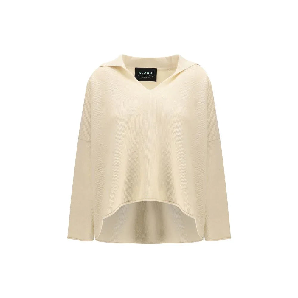 Alanui Beige Cashmere Sweater - Zeiniez