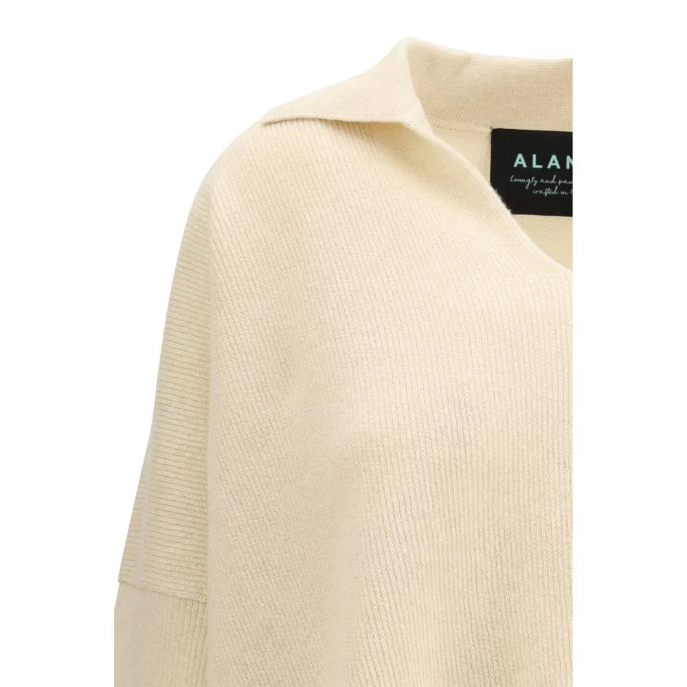Alanui Beige Cashmere Sweater - Zeiniez