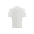 Brunello Cucinelli White Cotton T-Shirt - Zeiniez