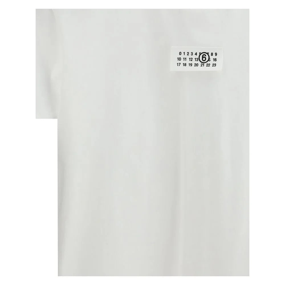 MM6 White Cotton T-Shirt - Zeiniez