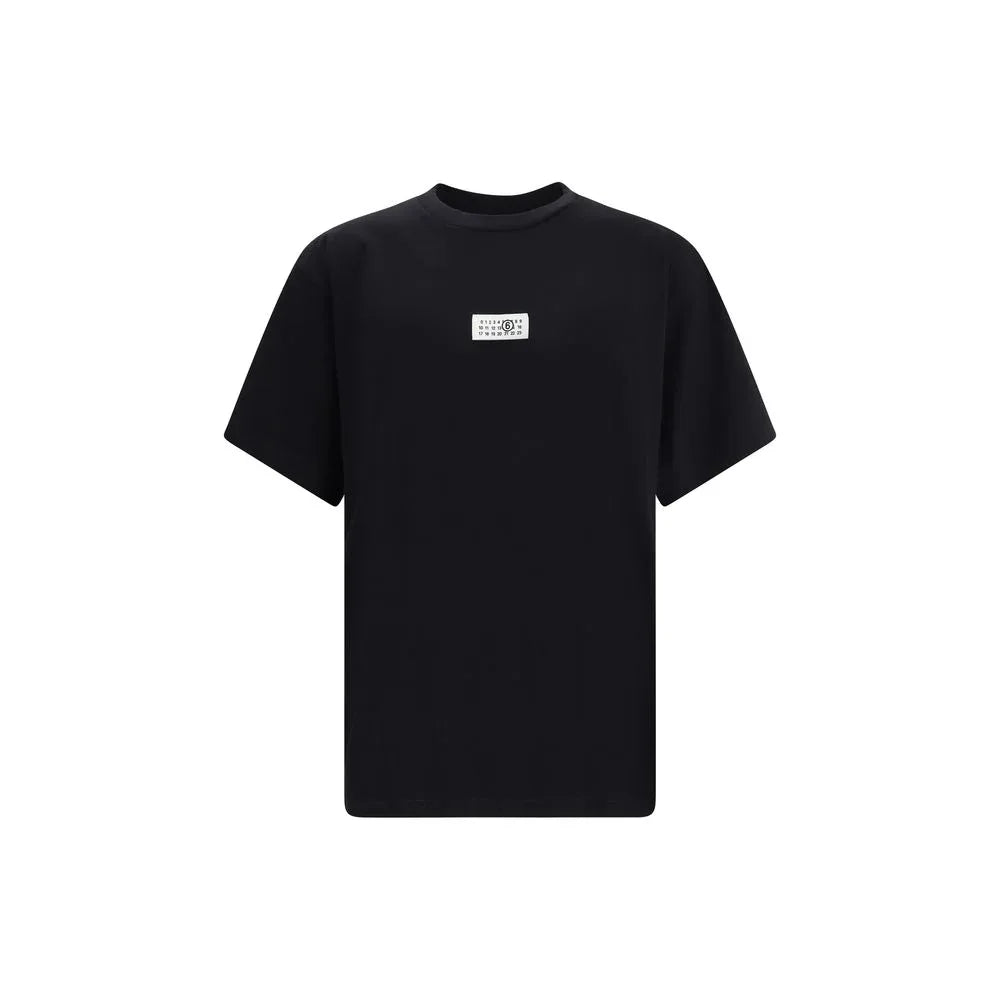 MM6 Black Cotton T-Shirt - Zeiniez