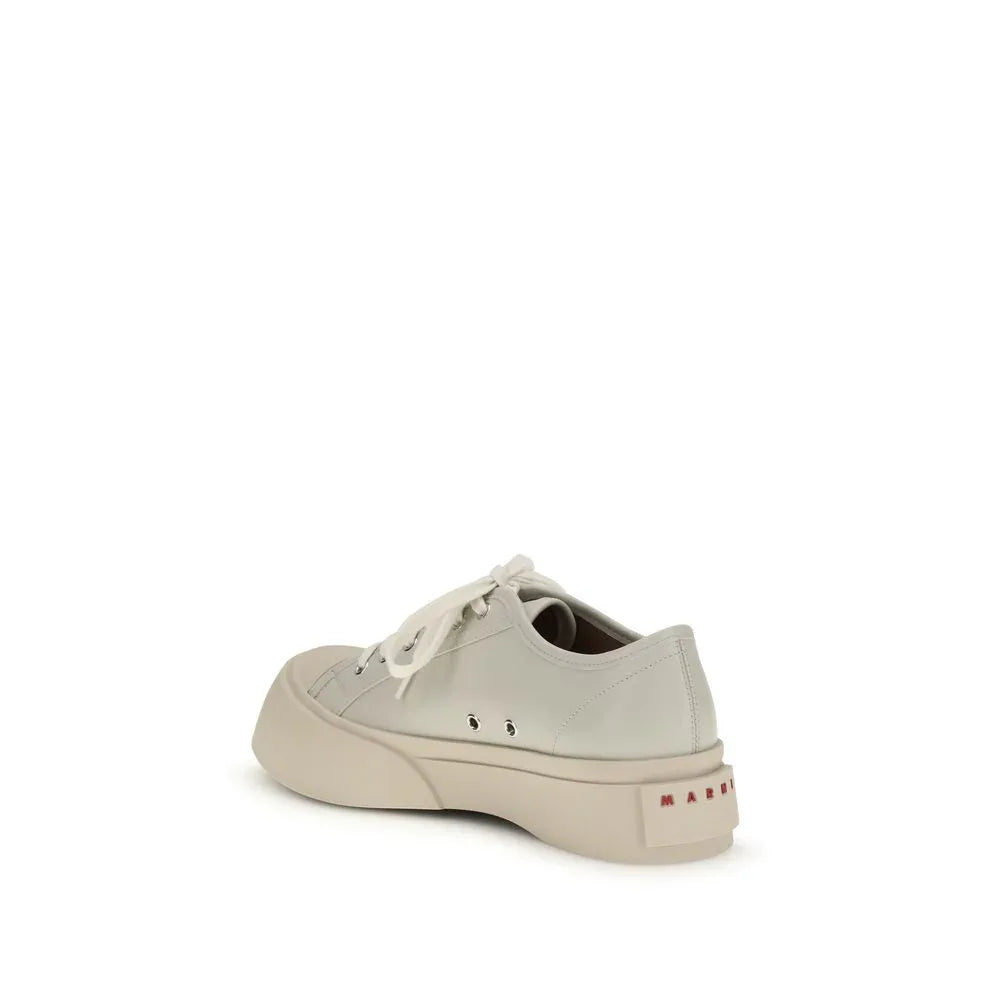 Marni White Napa Leather / Calf Bos Taurus Sneakers - Zeiniez