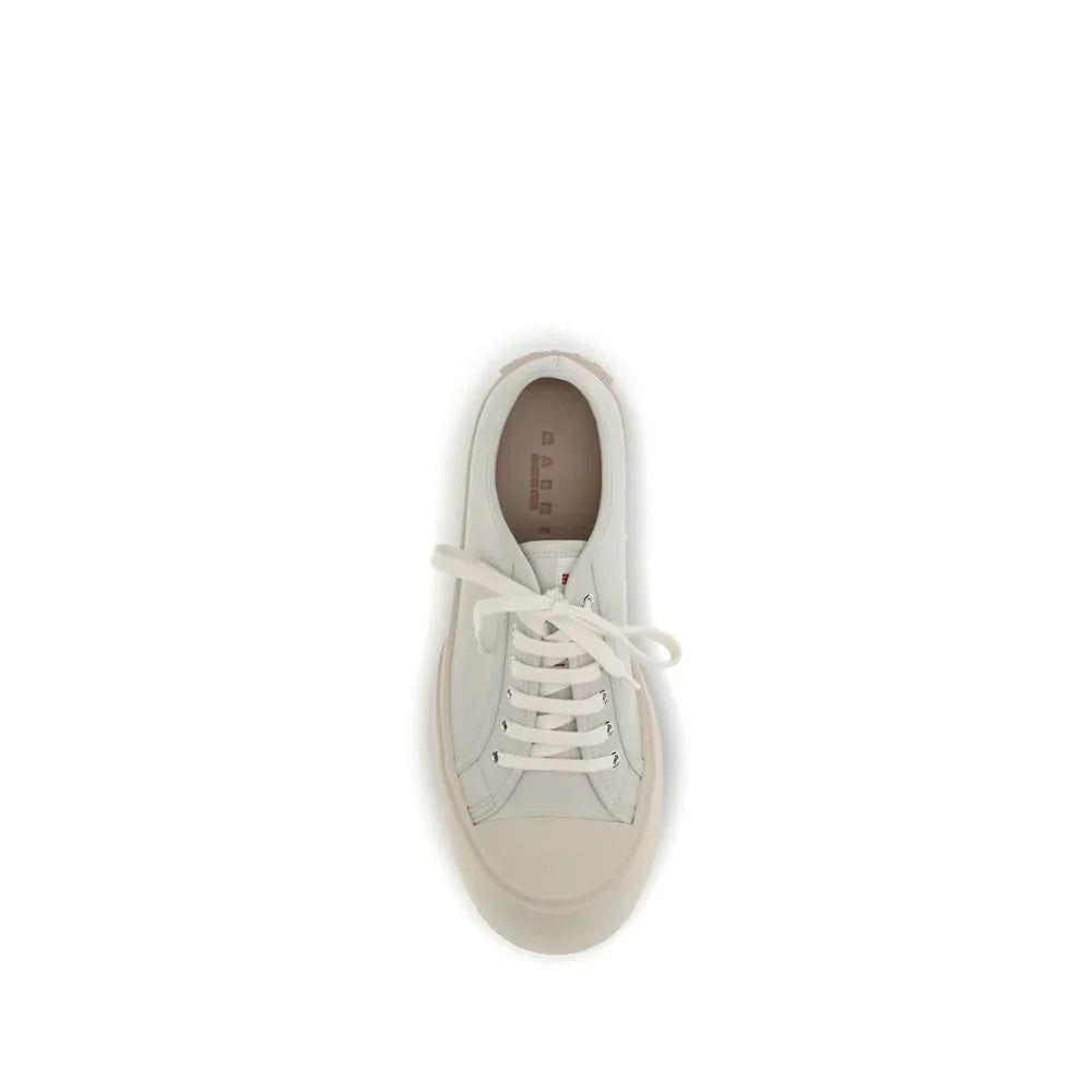 Marni White Napa Leather / Calf Bos Taurus Sneakers - Zeiniez
