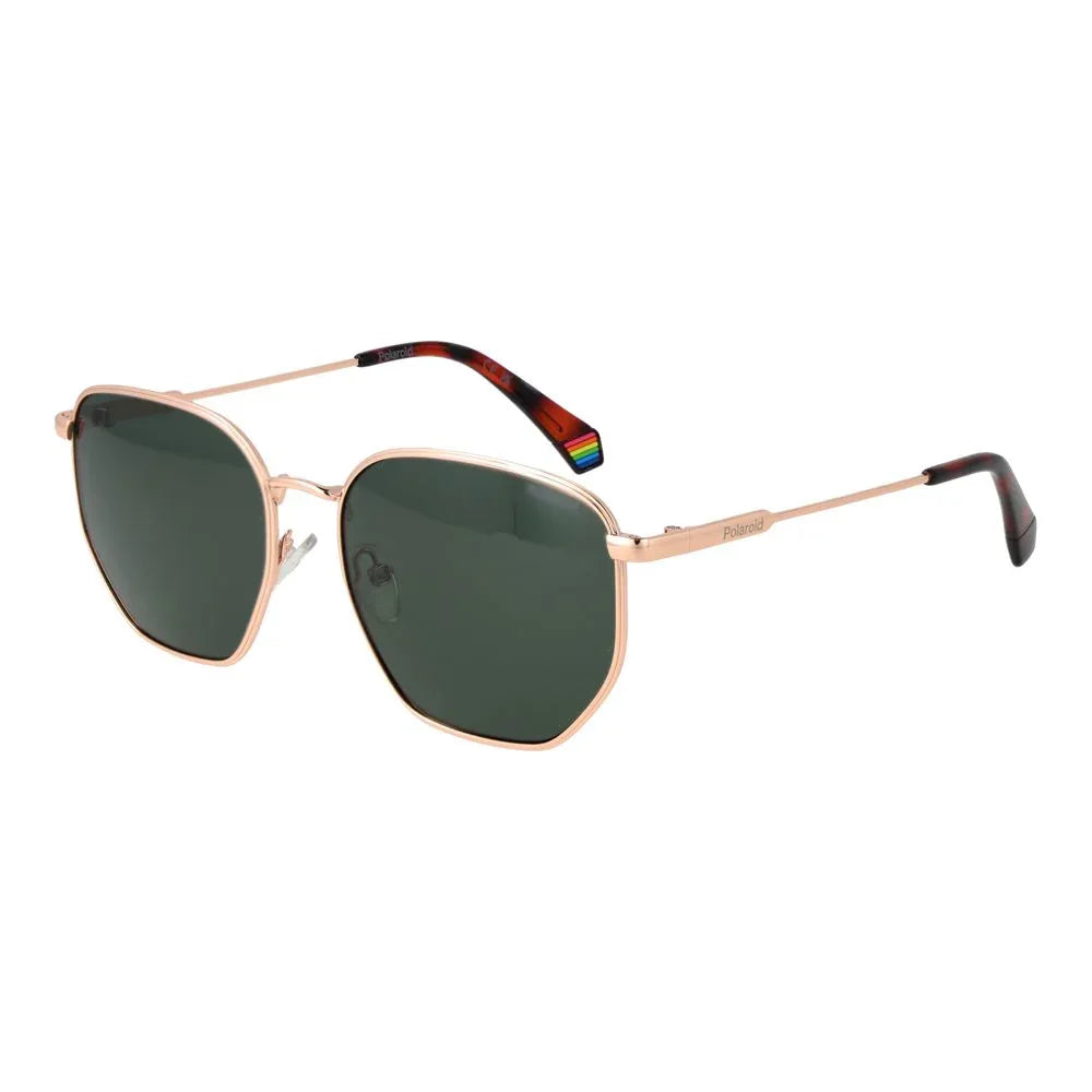 Polaroid Rose Gold Metal Sunglasses - Zeiniez
