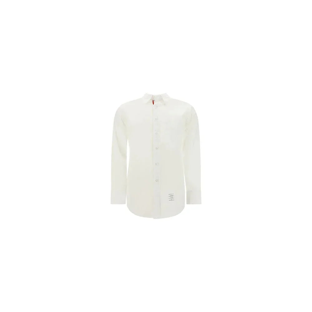 Thom Browne White Cotton Dress Shirt - Zeiniez