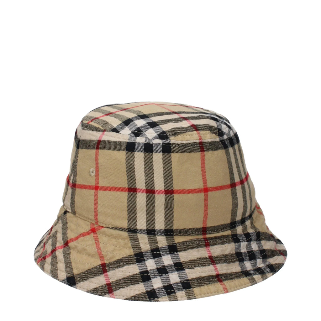Burberry Beige Cotton Bucket Hat - Zeiniez