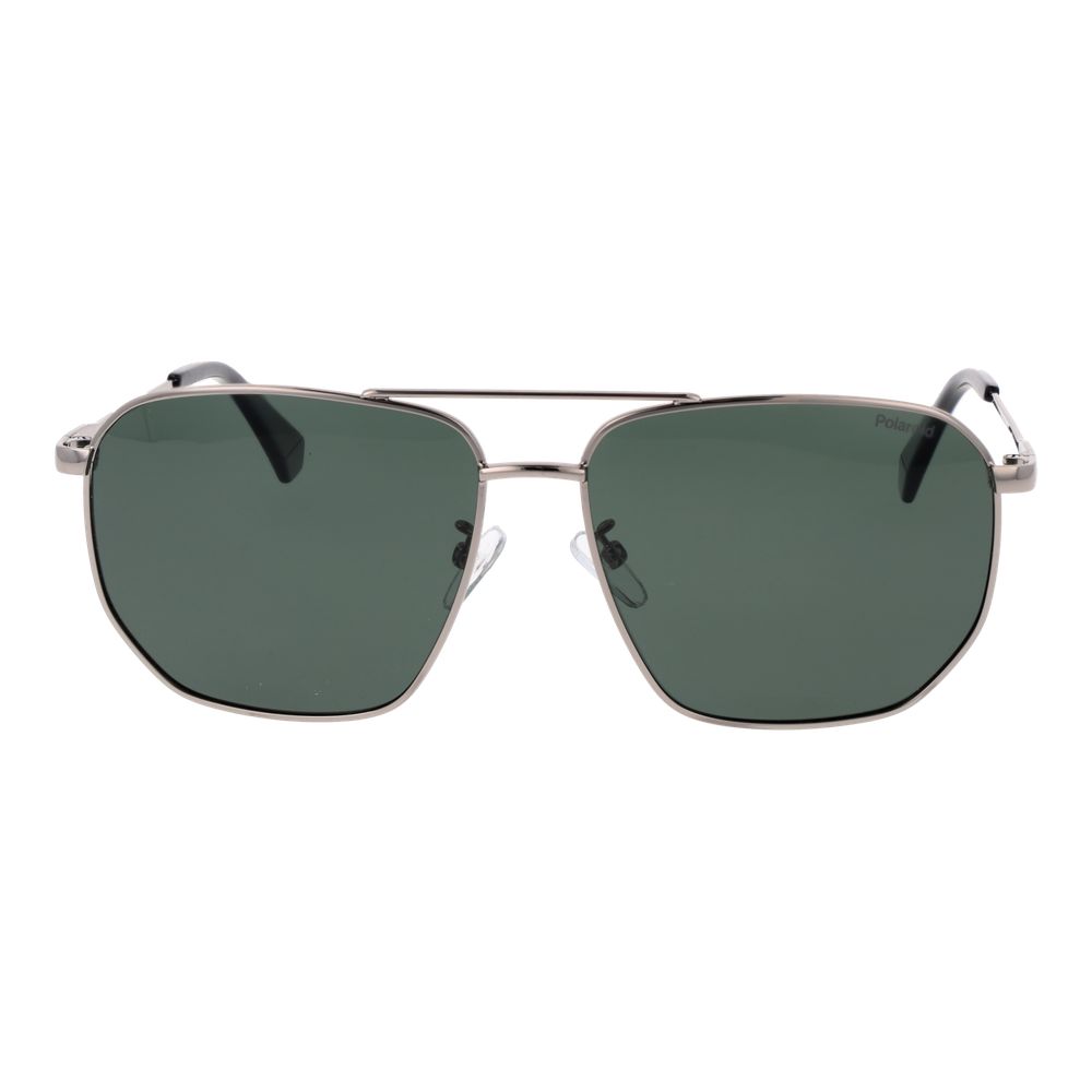 Polaroid Silver Metal Sunglasses