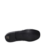 Dolce & Gabbana Black Fabric Slip-On Loafers