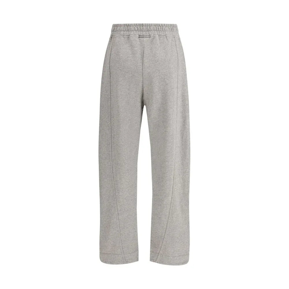Ganni Gray Cotton Casual Pants - Zeiniez