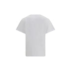 Ganni White Cotton T-Shirt - Zeiniez