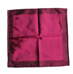 Dolce & Gabbana Maroon Silk Lace Stole Square Foulard Scarf - Zeiniez