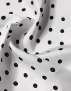 Dolce & Gabbana White Polka Dot Square Handkerchief Scarf - Zeiniez