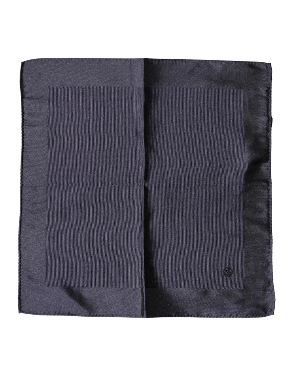 Dolce & Gabbana Blue Logo Silk Men Square Handkerchief Scarf - Zeiniez