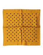 Dolce & Gabbana Orange Polka Dot Square Handkerchief Scarf - Zeiniez