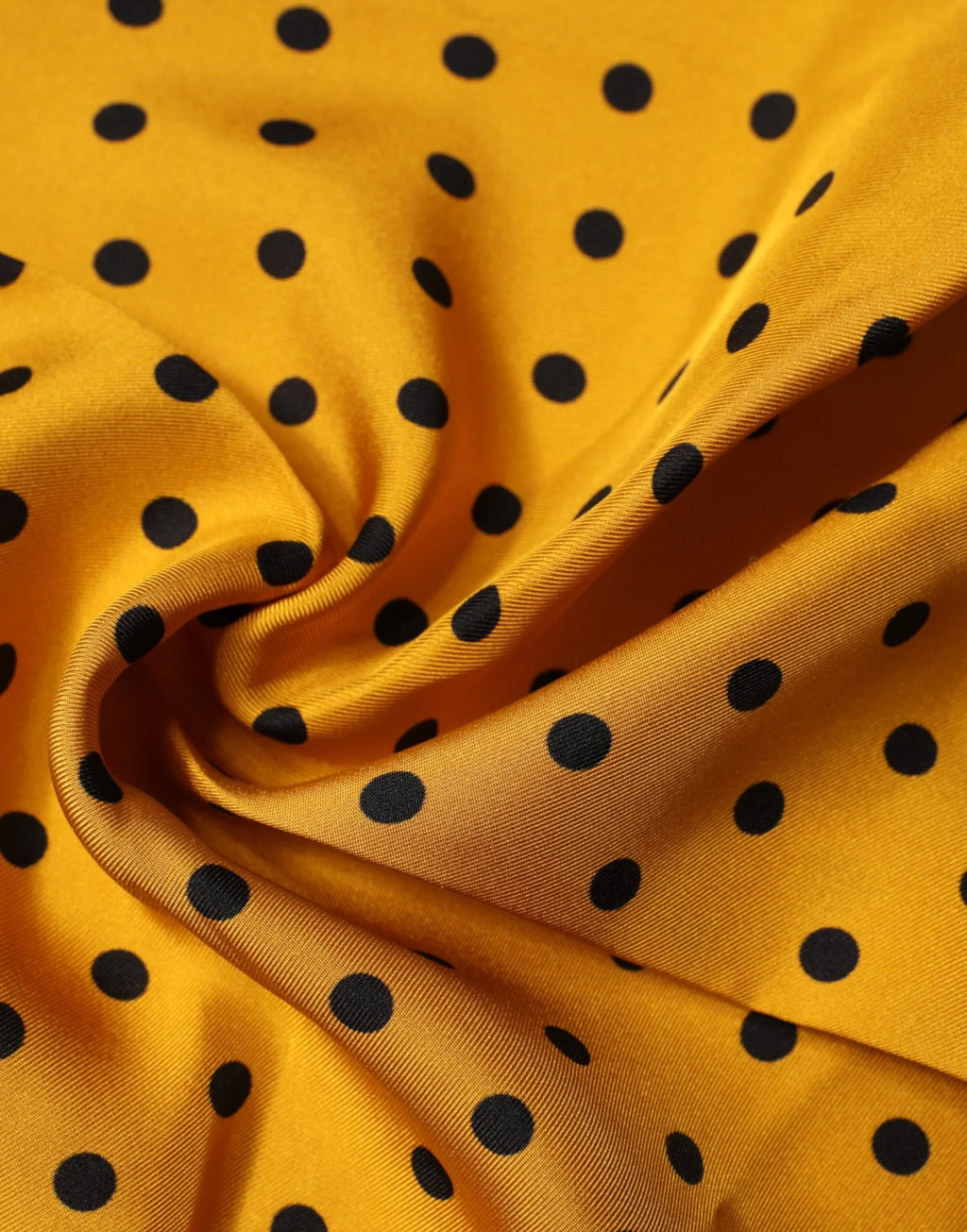 Dolce & Gabbana Orange Polka Dot Square Handkerchief Scarf - Zeiniez