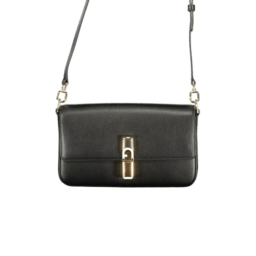 Furla Nero Leather Women Handbag - Zeiniez