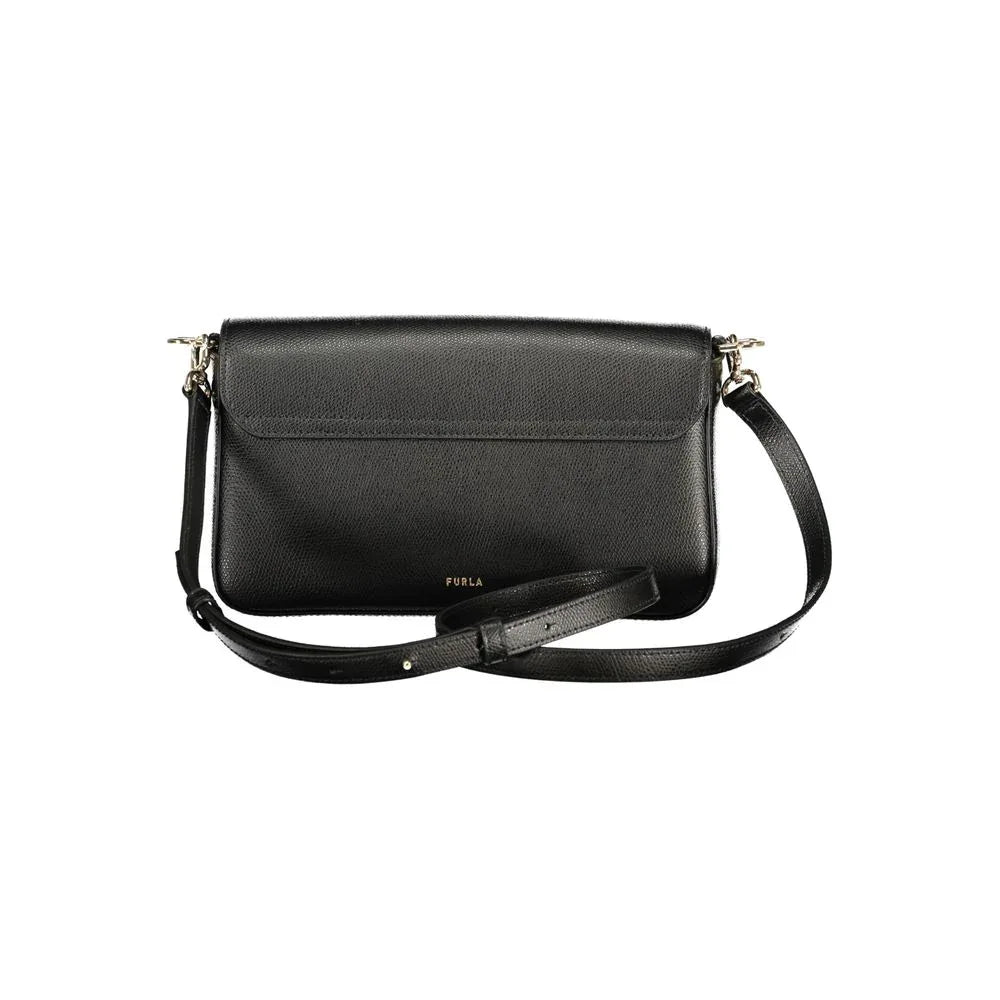 Furla Nero Leather Women Handbag - Zeiniez