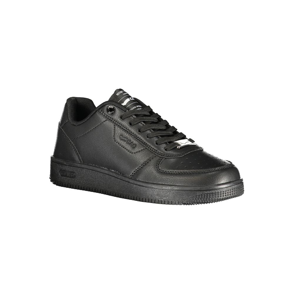 Gas Black Polyurethane Women Sneaker - Zeiniez