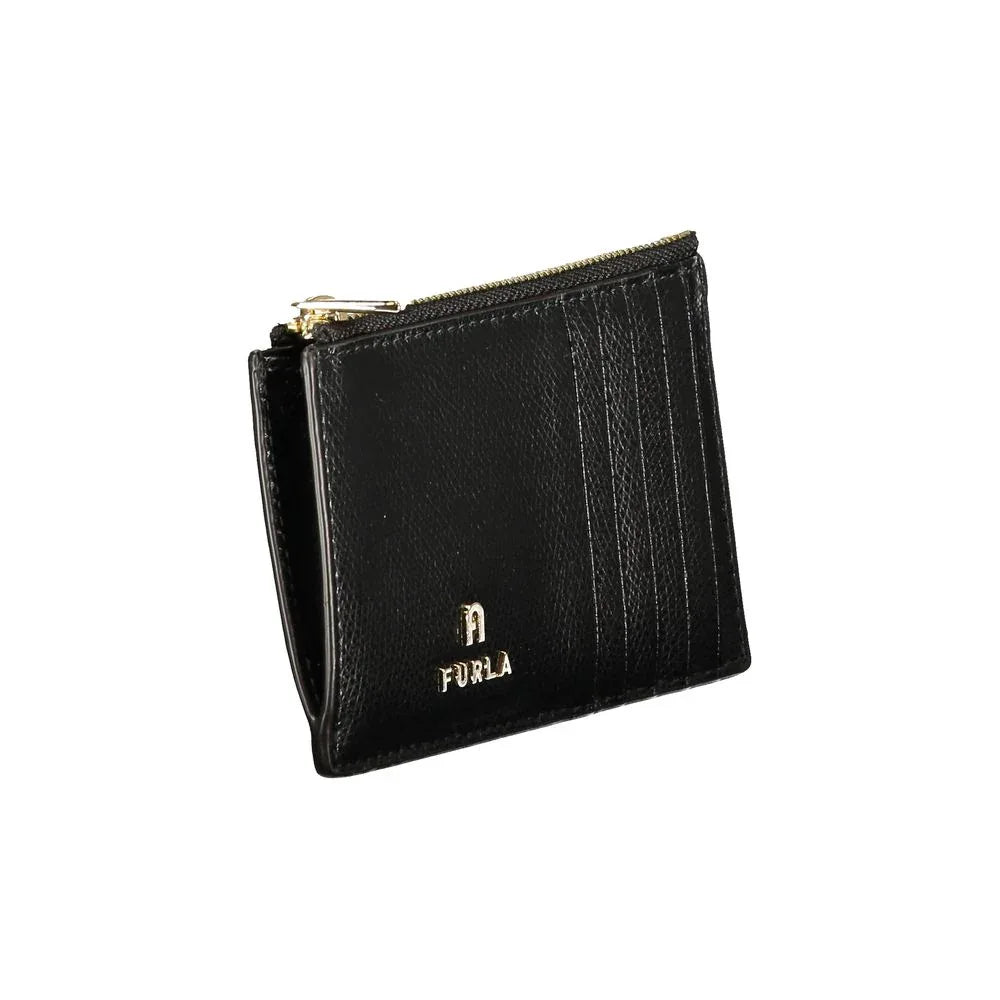 Furla Black Leather Women Wallet - Zeiniez