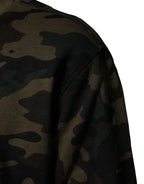 Dolce & Gabbana Multicolor Camouflage Men Sweatshirt Sweater - Zeiniez