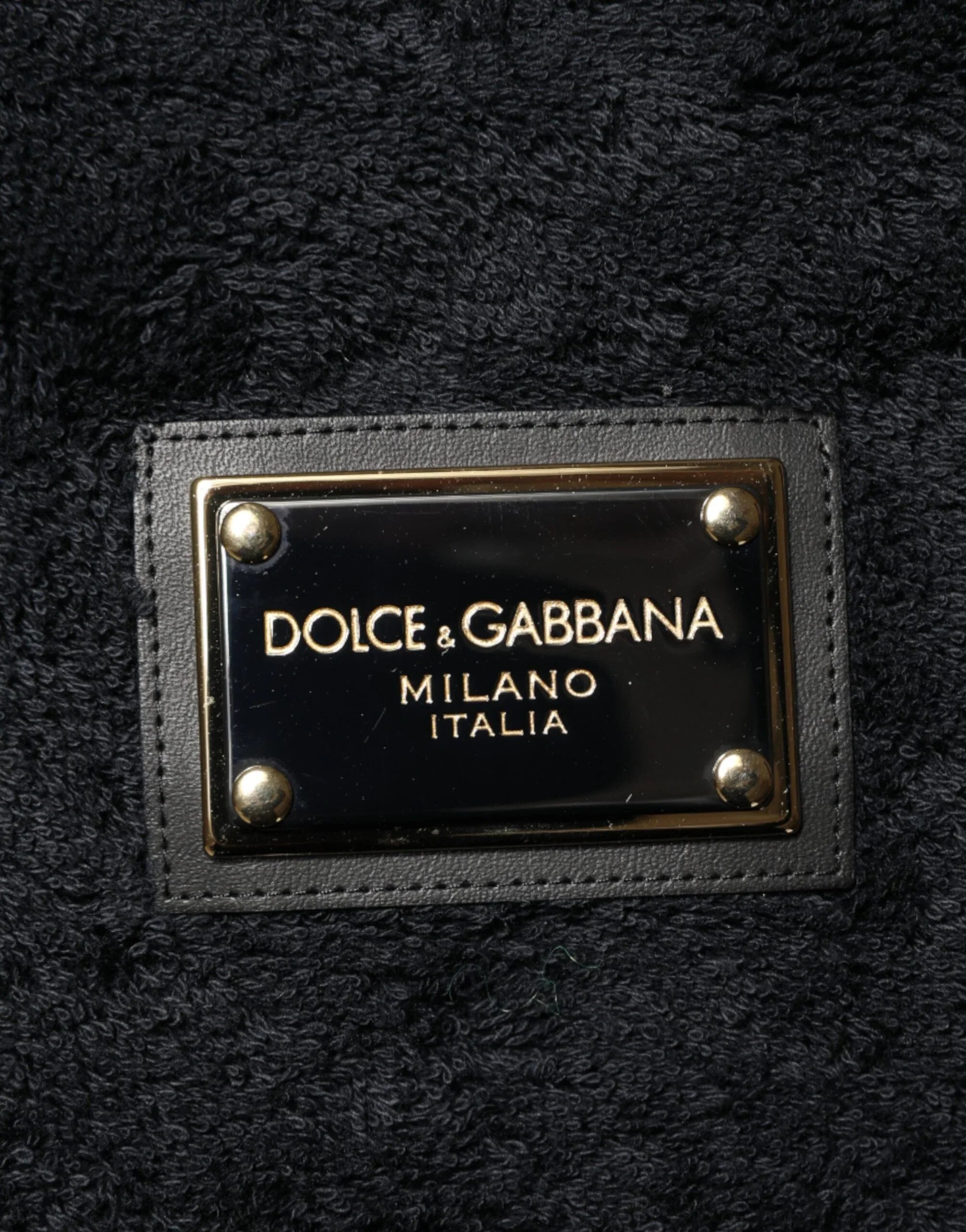 Dolce & Gabbana Black Cotton V-Neck Men Sweatshirt Sweater - Zeiniez