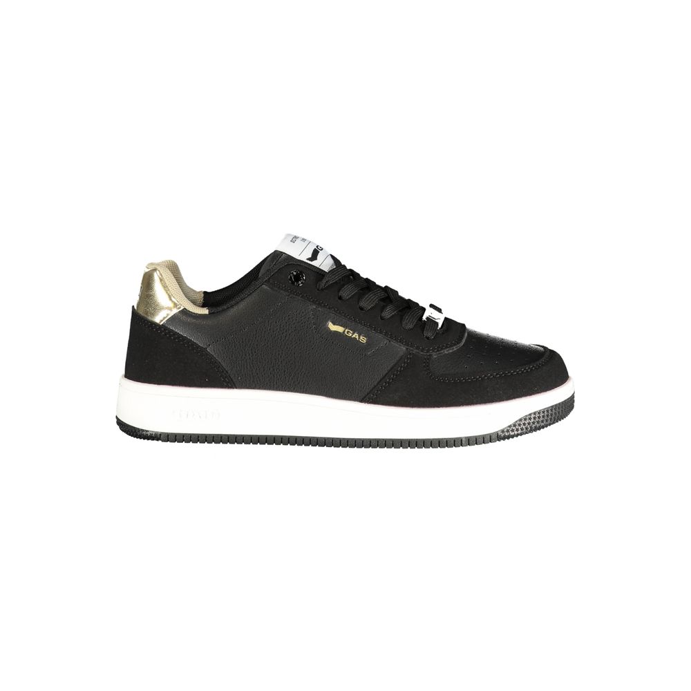 Gas Black Polyurethane Women Sneaker - Zeiniez