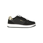 Gas Black Polyurethane Women Sneaker - Zeiniez