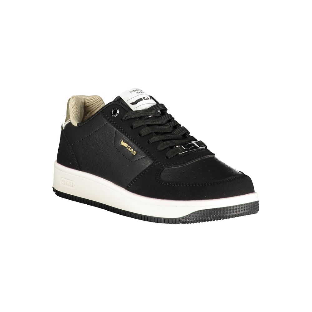 Gas Black Polyurethane Women Sneaker - Zeiniez
