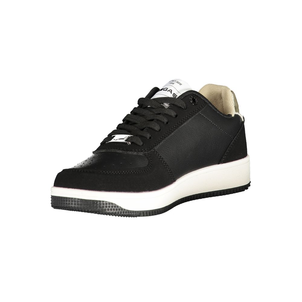 Gas Black Polyurethane Women Sneaker - Zeiniez