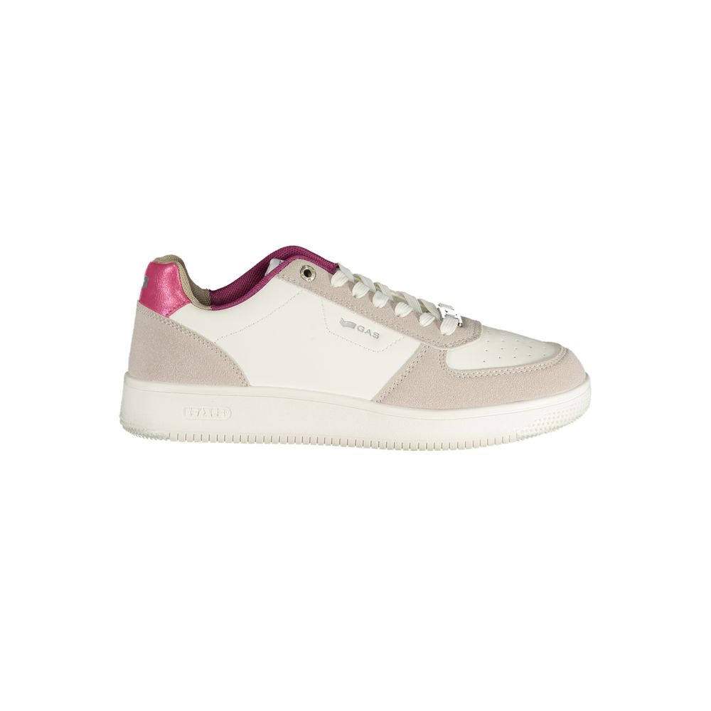 Gas Bianco Poliuretano Women Sneaker - Zeiniez