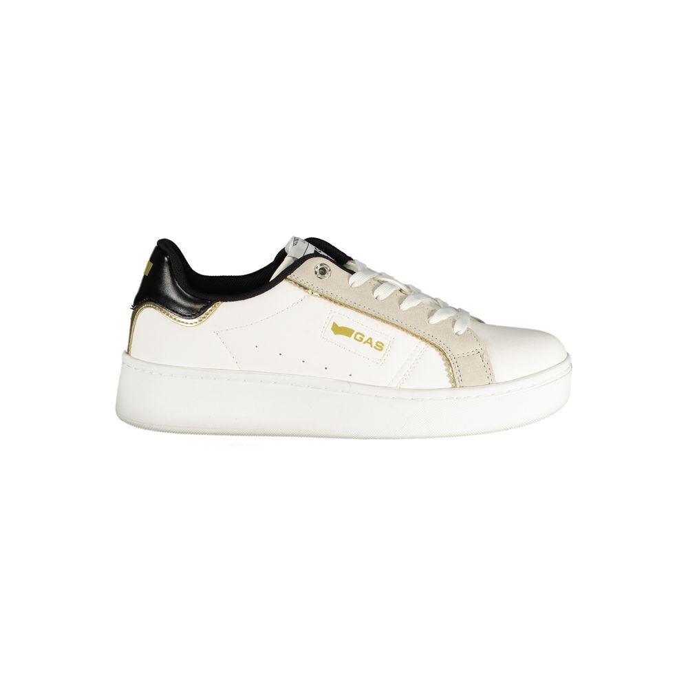 Gas White Polyurethane Women Sneaker - Zeiniez