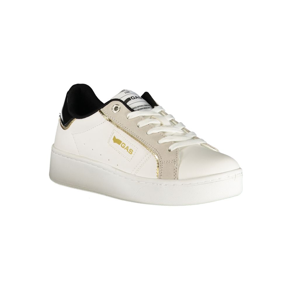 Gas White Polyurethane Women Sneaker - Zeiniez