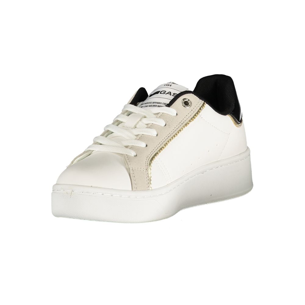 Gas White Polyurethane Women Sneaker - Zeiniez