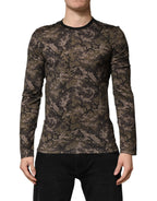 Dolce & Gabbana Multicolor Camouflage Long Sleeves T-shirt - Zeiniez