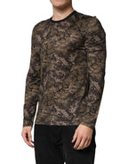 Dolce & Gabbana Multicolor Camouflage Long Sleeves T-shirt - Zeiniez