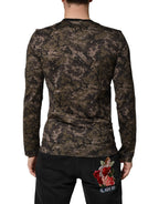 Dolce & Gabbana Multicolor Camouflage Long Sleeves T-shirt - Zeiniez