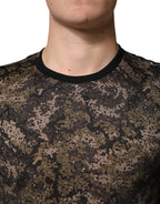 Dolce & Gabbana Multicolor Camouflage Long Sleeves T-shirt - Zeiniez