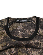 Dolce & Gabbana Multicolor Camouflage Long Sleeves T-shirt - Zeiniez