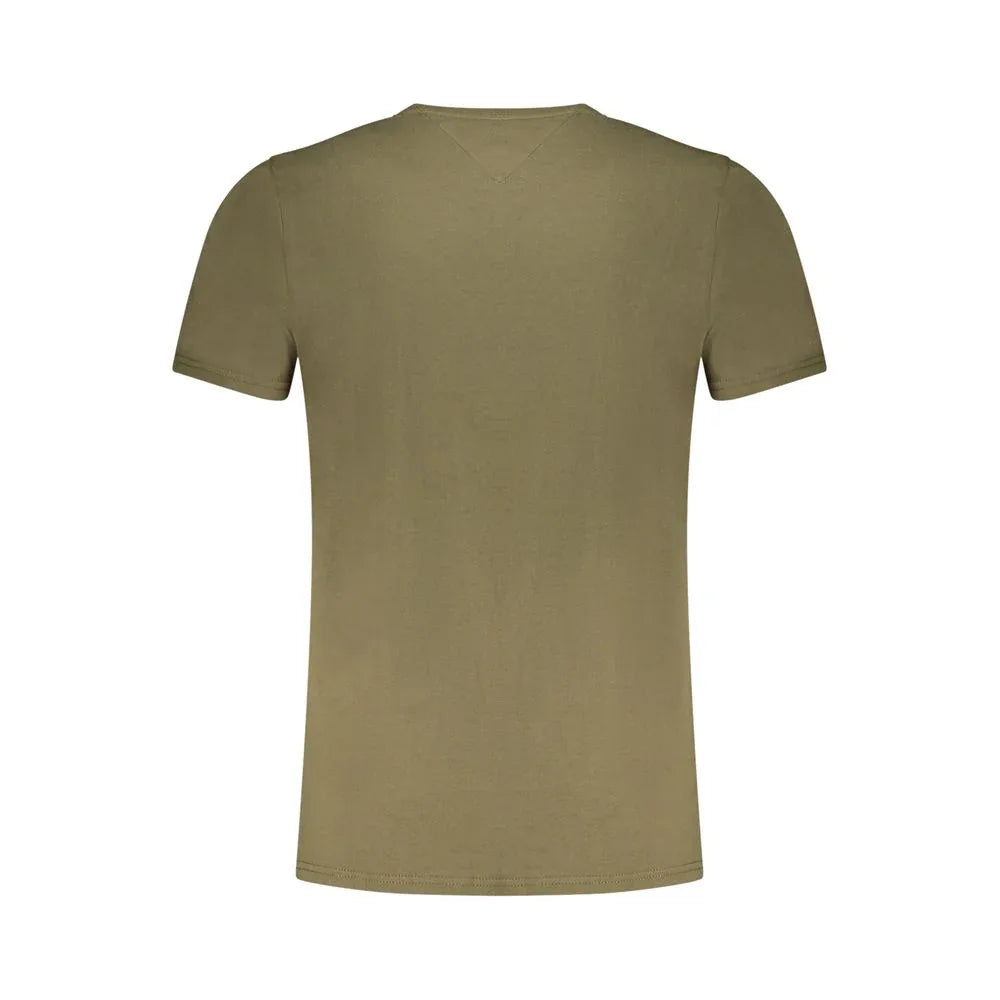 Tommy Hilfiger Verde Cotton Men T-Shirt - Zeiniez