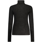 Norway 1963 Black Viscose Women's Turtleneck Sweater