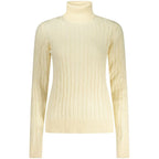 Norway 1963 White Viscose Women's Turtleneck Sweater
