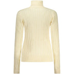 Norway 1963 White Viscose Women's Turtleneck Sweater