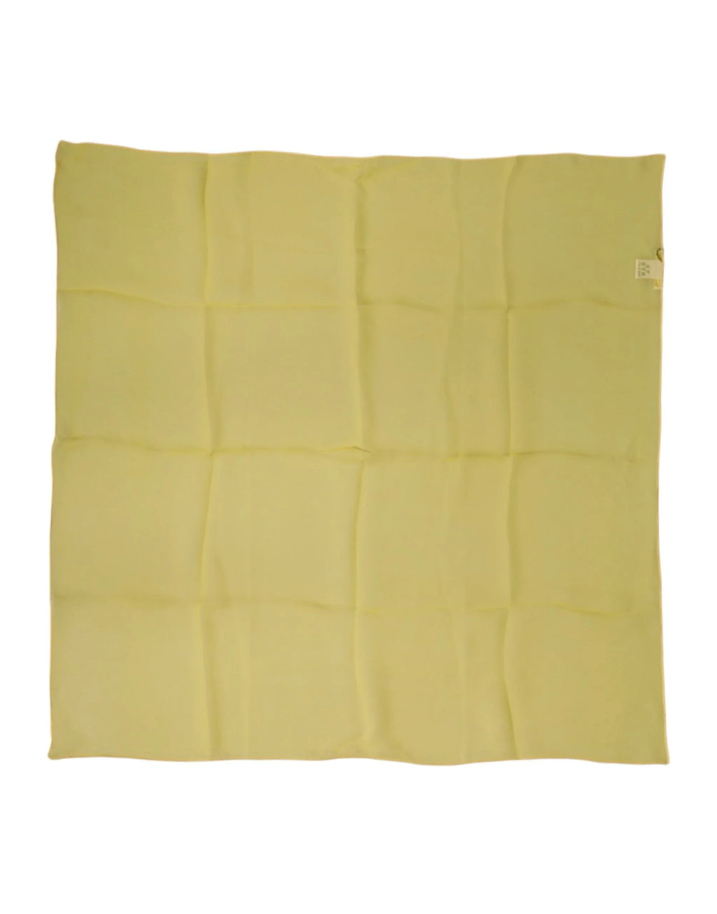 Dolce & Gabbana Yellow Silk Neck Wrap Square Foulard Scarf - Zeiniez