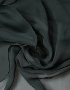 Dolce & Gabbana Dark Green Silk Neck Wrap Foulard Scarf - Zeiniez