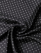 Dolce & Gabbana Black Polka Dot Silk Square Foulard Scarf - Zeiniez