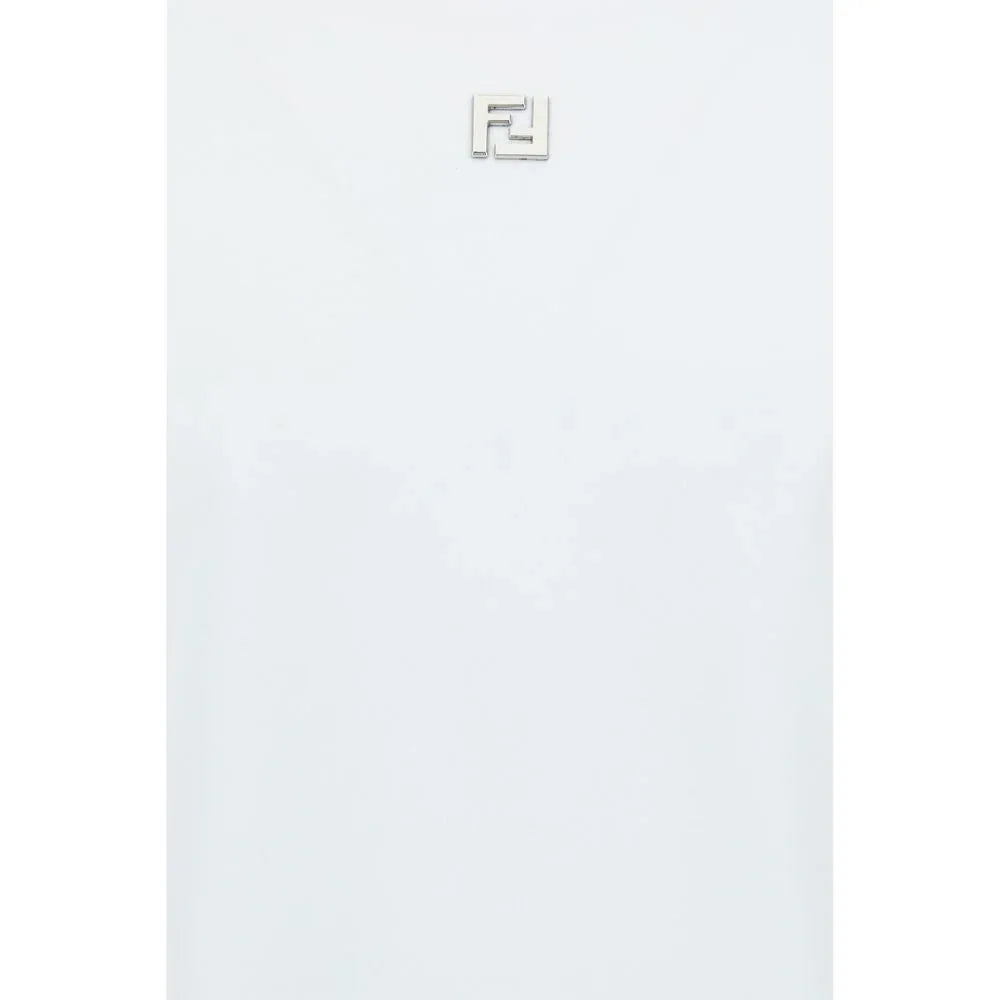 Fendi White Cotton T-Shirt - Zeiniez